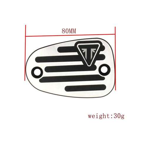 Triumph Motorcycle Brake Reservoir Cap CNC Aluminum Anodized Oil Fluid Cap For Bonneville T100 T120 2016 And Up Thruxton 1200 2016