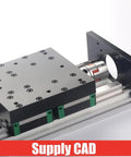 Close-up of 700mm Stroke High Load CNC Heavy Duty Precision Sliding Module with Double Linear Rail Ball Screw for easy installation.