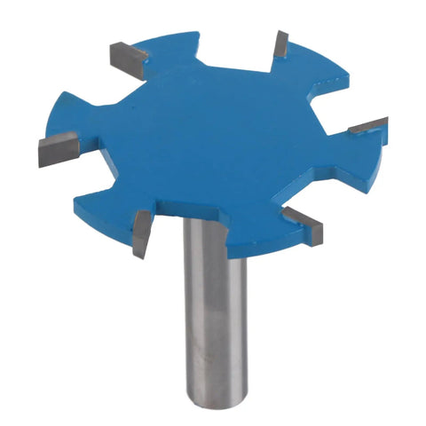 Premium Fabater Industrial 6 Flute T Slot Router Bit With Hardened YG8 Alloy Cutter and Carbon Steel Body for Pro Woodworking
