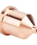 Top Tier 60A Plasma Cutter Nozzles Set Includes Five Premium Copper Torch Tips Model 120931 copper nozzle close-up detail
