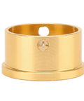 Premium Aluminum Watch Movement Base Repair Stand For 2892 And 2824 Movements, gold tone circular holder front view