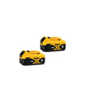 Professional 20V Max Xr Cordless Power Tool Batteries 4 Amp Hour 2 Pack Featuring Led Charge Display With Durable Housing on white background.