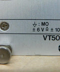 Close-up of VT5006-17B VT500617B amplifier card single unit for industrial servo drive control module showing label details.