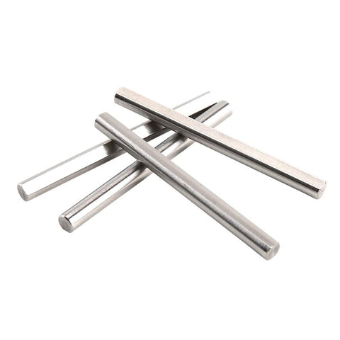 Next Level D Type Shaft Bearing Rod Set With Grind Flat Finish, 5mm Round Outer Diameter, Includes Four Long And One Short Bearings, Linear Round Rod For 30mm Or 60mm Lengths, Perfect For Motorized Builds, stainless steel D-shaft rods