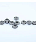 Get This Awesome 10 Pack Of F604ZZ Deep Groove Flanged Bearings For Your Rig, featuring chrome steel 4x12mm ball bearings.