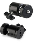 360 Degree Swivel Mini Tripod Ball Head With 1/4-20 Screw for GoPro, DSLR, camcorders, LED lights, photography, video, vlogging.