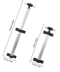 Telescopic Luggage Handle Replacement Set Made Of Aluminum Alloy, Durable Pull Handle For Suitcases, Easy Operation, Lightweight Travel Accessory For Outdoor Trips And Short Getaways. 92.5 cm
