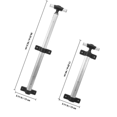 Telescopic Luggage Handle Replacement Set Made Of Aluminum Alloy, Durable Pull Handle For Suitcases, Easy Operation, Lightweight Travel Accessory For Outdoor Trips And Short Getaways. 92.5 cm