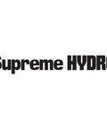 Supreme HYDRO logo in bold black lettering on white background