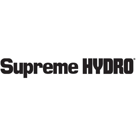 Supreme HYDRO logo in bold black lettering on white background