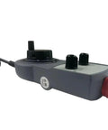 Close-up of Five Axis Electronic Hand Wheel For Precision Machining With 5V MPG Motion Control System And Emergency Stop