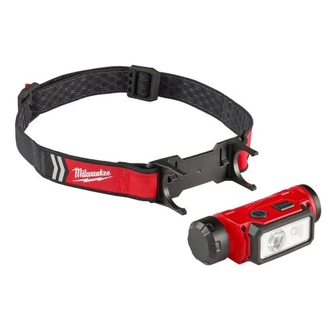 RedLithium USB Hard Hat Headlamp With LED Power 2163-21 Includes One Battery And One Charger USB Rechargeable Safety Lighting