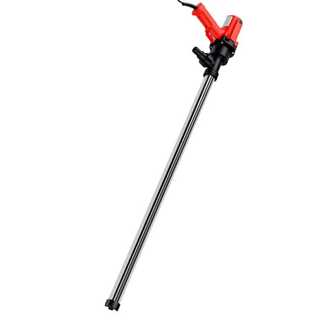 Gowenic Electric Drum Pump With Stainless Steel Tube for fast fuel transfer, featuring a six gear handheld design.