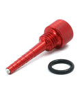 Red magnetic oil dip stick replacement for Predator 3500 inverter generator with O-ring for secure fit and maintenance.
