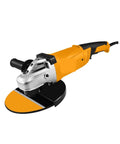 Professional Grade 230Mm Pneumatic Angle Grinder Air Powered Cut Off Tool 6500Rpm with a black and yellow design for cutting and grinding.