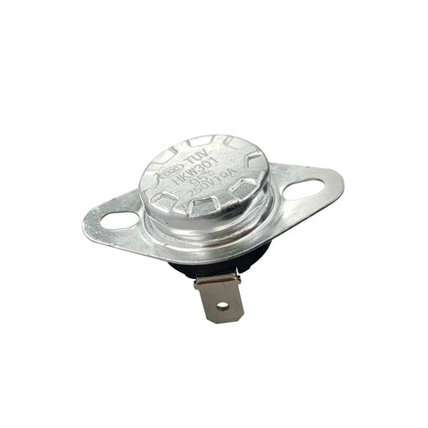 High Temperature RV Furnace Limit Switch 190 Fahrenheit Replacement Part 31091 visible in silver metal