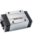15mm Linear Bearing Blocks HGH15CA 2 Pack For CNC Rigs And Motion Carriage Sliders, Smooth Glide, Heavy Duty Block, Compatible With HIWIN HG15 Rails, Ideal For DIY Machining Projects, aluminum linear bearing block on white background