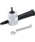 Double Head Metal Sheet Nibbler Cutter For Drill Attachments And Hole Saw Bits, DIY Friendly Paperboard Package Included, with wrench