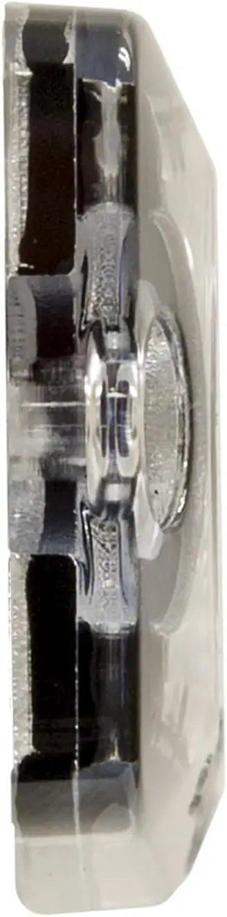 Five Inch Amber Ultra Thin Led Strobe Warning Light Featuring 23 High Visibility Flash Patterns And Low Profile Surface Mount Built With Ip X8 Waterproof Rating For Rough Jobsites And Heavy Hauling Trucks