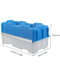 Hollow Brick Molds For Concrete Reusable Plastic Paver Mold for DIY Garden Walls and Patio Decor, dimensions labeled