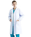 White Unisex Lab Coat For Men And Women Doctor Dentist Scientist Coat DIY Workwear Student Halloween Career Day Lightweight Breathable