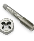 5/8-18 Inch HSS Tap And Die Set With GCr15 Alloy Steel Hex Die For Right Hand Thread Repair In Metalworking And Machinery