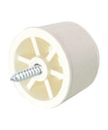 Two Pack Rubber Door Bumpers And Door Stops Soft Close Silent Plugs With Screws For Noise Reduction Wall Scratch Protection