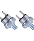 Air Pressure Switch 110 To 145 PSI For Air Ride Or Compressor Systems, 1/8-27 NPT, Silver, Dual Units