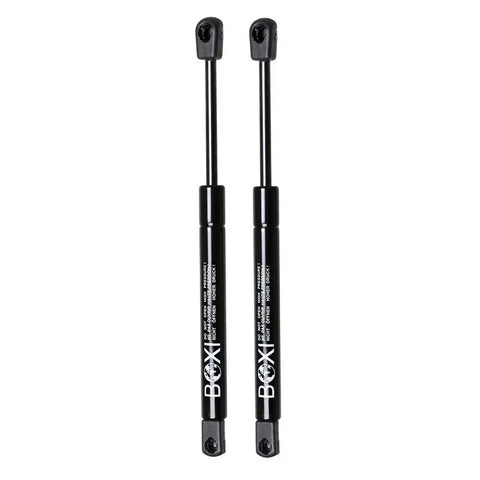 Heavy Duty Front Hood Lift Support Gas Struts For Cadillac Seville 2000 To 2004 Sls Sts Sedan Pair in black finish.