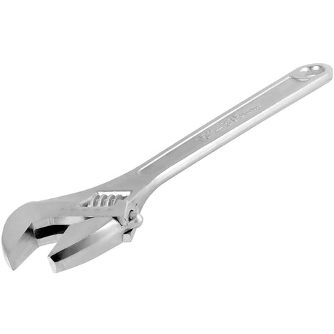 Must Have 15 Inch Adjustable Wrench Set With Wide Jaw, Heavy Duty Crescent Tools, Forged Steel Chrome Plated For Rust Resistance And Durability
