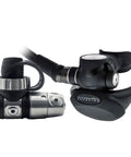 TFX Scuba Regulator With Front Exhaust For Effortless Breathing In Any Dive Position, Titanium Components, DIN Connection