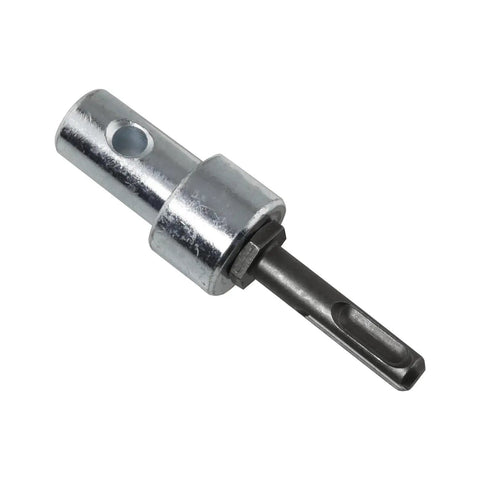 Earth Drill Adapter For Garden Augers Four Inch And Six Inch Connect To One Half Inch Shafts Silver Tone Steel Adapter