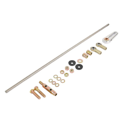 21 Inch Adjustable Transmission Column Shift Linkage Replacement For GM Chevy Vehicles ACA-1800 CB5010 Easy Install Beefed Up Durable Alloy Build For Precise Smooth Gear Shifts And Reliable Performance, 21-inch stainless steel rod with hardware