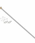 430mm 17 Inch TR8x8 Stainless Steel Lead Screw With Brass Nut For 3D Printer Z Axis And CNC Machines Acme Thread 2mm Pitch 8mm Lead