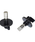 Close-up of two metal locking tools from the Engine Timing Tool Kit 14 Piece With Gloves For Multiair 1.4 Engines Cam And Crank Locking Tools