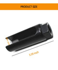 7/8 Inch 6 Point O2 Sensor Socket Wrench For Quick Removal With Harness Still Plugged In, Universal Auto Sensor Tool, shown from side