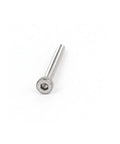 M2x25mm Stainless Steel Hex Socket Head Cap Screws 100 Pcs High Quality Machine Screws For Electronics Enclosures DIY Projects 2mm Thread 0.4mm Pitch 25mm Length, single silver screw