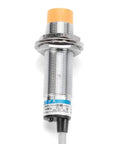 8mm NPN NO Inductive Proximity Switch Sensor, 12-24V DC, cylindrical metal design, for automation equipment and DIY projects.