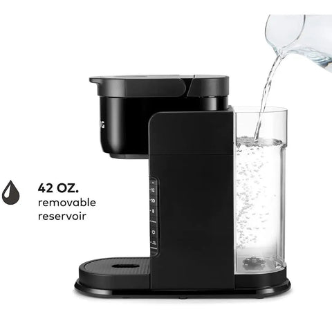Go-To Replacement Water Reservoir For K-Express Coffee Maker With Black Lid, Durable Leakproof Spare Water Tank, 42 oz