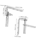 Invisible Stainless Steel Hinges for Secret Doors and Hidden Entries, Featuring a Sleek Concealed Pivot Design and Durable Half Waist Mounting