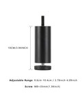 4 Inch Adjustable Metal Furniture Leg Set For Sofas Beds Chairs And Tables M8 Threaded Aluminum Alloy Replacement Legs Height