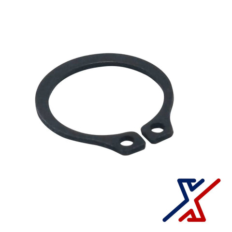 Five Eighth Inch Snap Ring Set External Retaining Ring Twenty Five Pieces Spring Steel Black Oxide Finish Heat Treated For Grooved Shafts