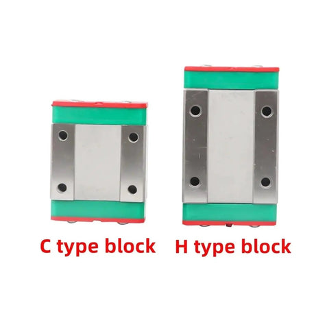 Rock Your Build With High Precision Linear Guide Rail Kit Including MGN15C Block And MGW15H Runner For Smooth CNC Router Motion Low Friction Easy Install And Super Stable Performance For Pro Machining Jobs, C and H type blocks