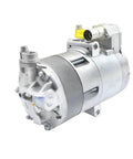 Top Tier Hybrid Electric AC Compressor For BMW i3 i8 And X1 Models Snag This Legit 12V Closed Type Cooling Upgrade For EV And PHEV Rides That Really Deliver, silver, compact, direct mount.