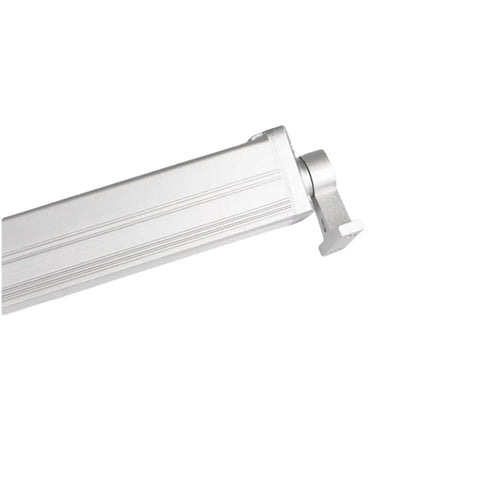 Close-up of Explosion-Proof LED Workshop Light for CNC Milling Lathe, showcasing its heavy-duty aluminum body and mounting bracket.