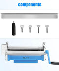 Heavy Duty 12.6 Inch Slip Roll Bending Machine With Removable Rollers for Metal Plates components layout