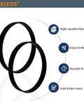 Premium Style Five Replacement Belts Compatible With Dirt Devil Royal Upright Vacuums shown with key features