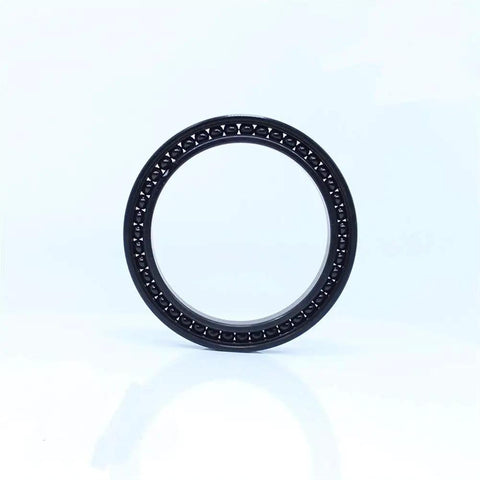 TB6804 High Temperature Bearing 20mm Outside 32mm Width 7mm Thin Section Full Ball Hella Heat Resistant view from the front showing ball structure.