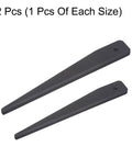 2 Pack Morse Taper Drift Keys Carbon Steel Drill Chuck Sleeve For MT1 MT2 Fits Morse Taper Adapters Removes Worn Tapers