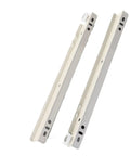 Full Extension Drawer Slides For Cabinets And Furniture, 12 Inch And 30 Cm, Heavy Duty Metal Roller Tracks With Detachable Quick Release Latches
